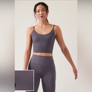 NWOT Athleta Aurora seamless cami, dusk violet, size M